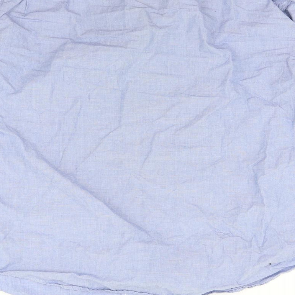 Tommy Hilfiger Mens Blue    Button-Up Size XL