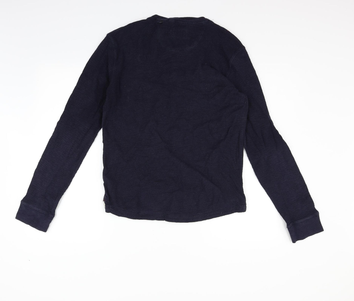 NEXT Womens Black   Henley Jumper Size M