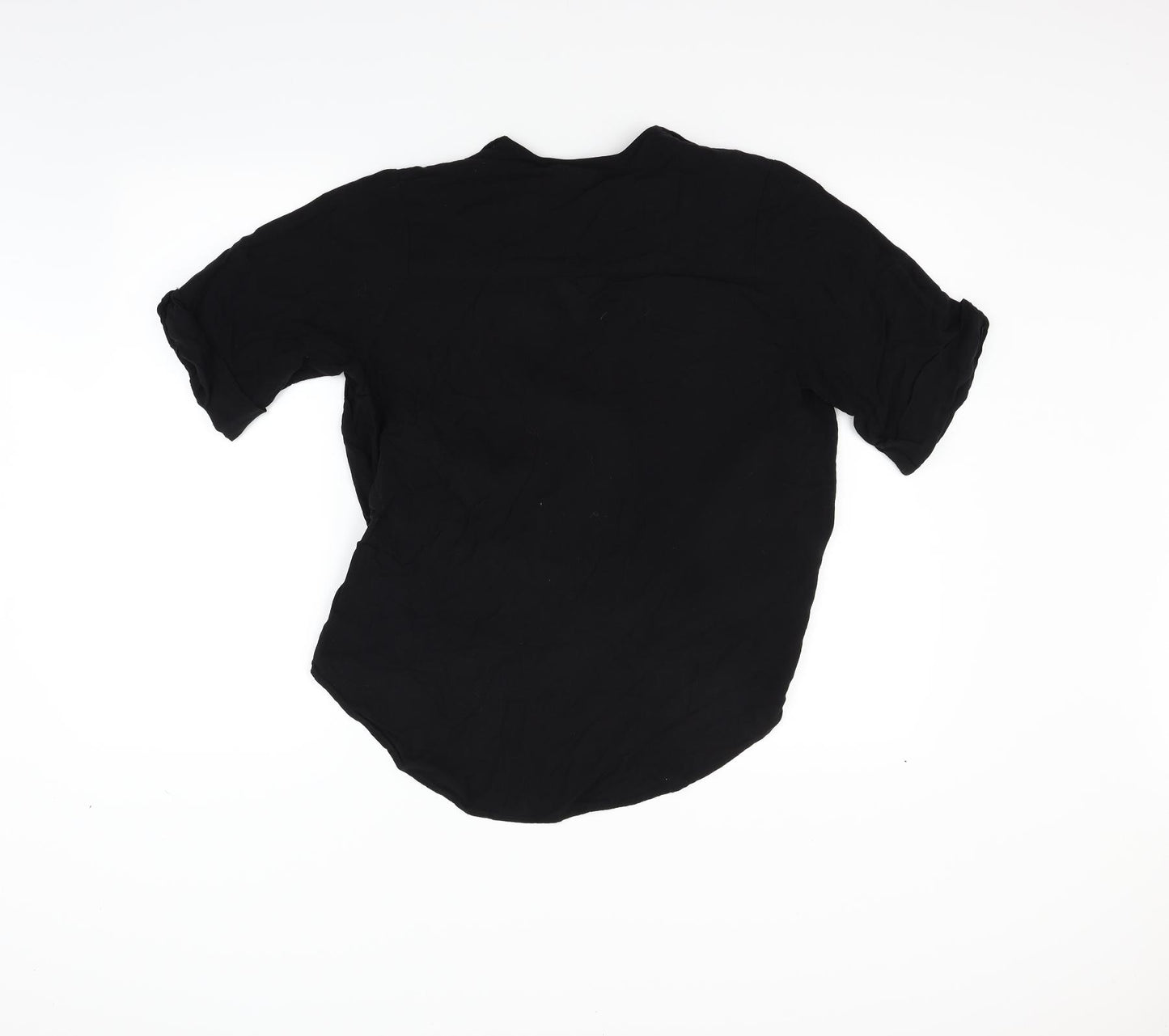 Topshop Womens Black   Basic Blouse Size 8