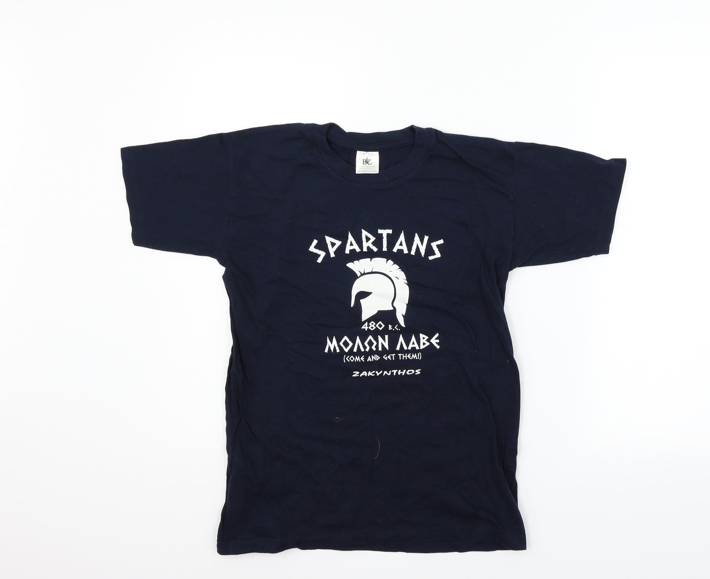 bec Girls Blue   Basic T-Shirt Size 12 Years  - Spartans