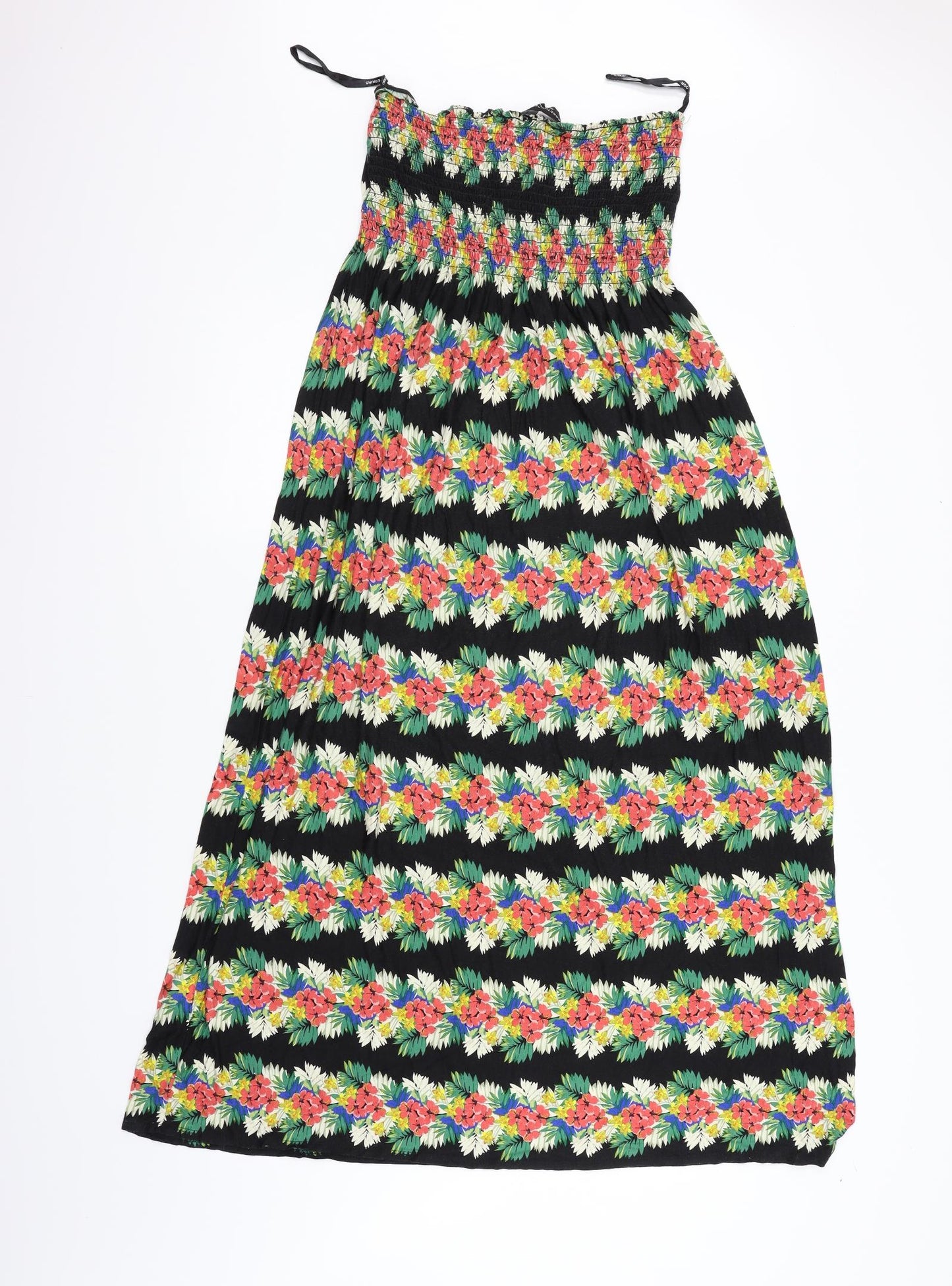 doothy perkins Womens Black Floral  Fit & Flare  Size 18