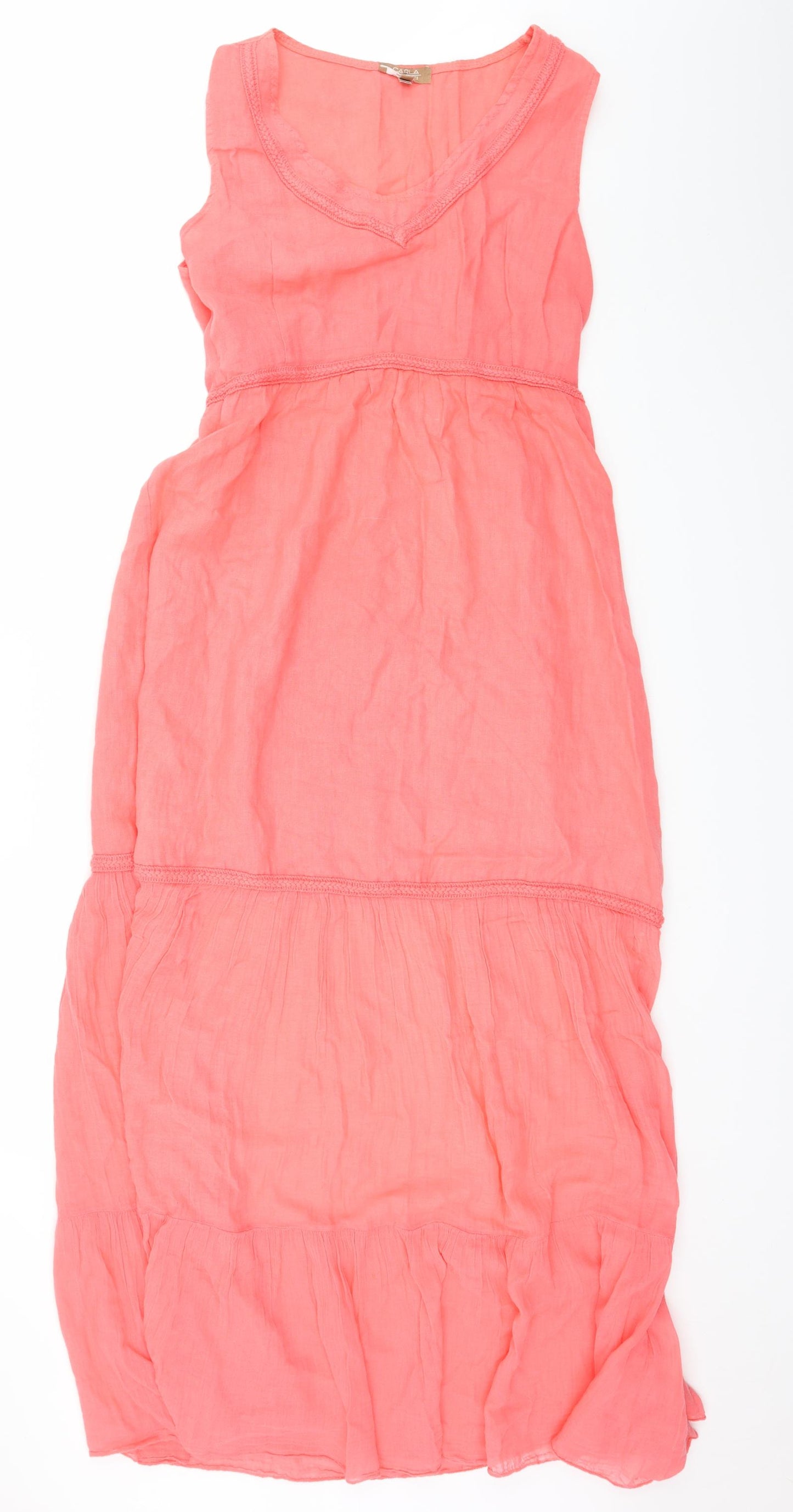 Carla Conti Womens Pink   Maxi  Size L