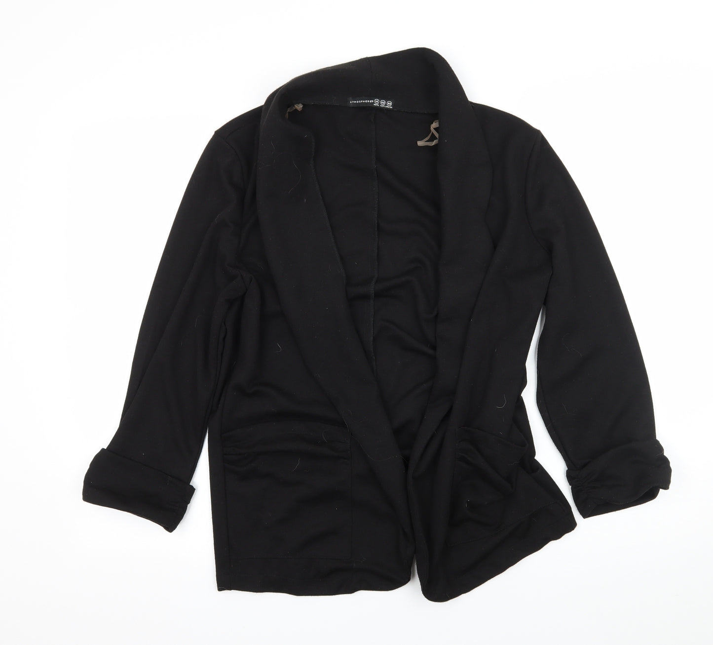 Atmosphere Womens Black  Jersey Jacket Blazer Size 14