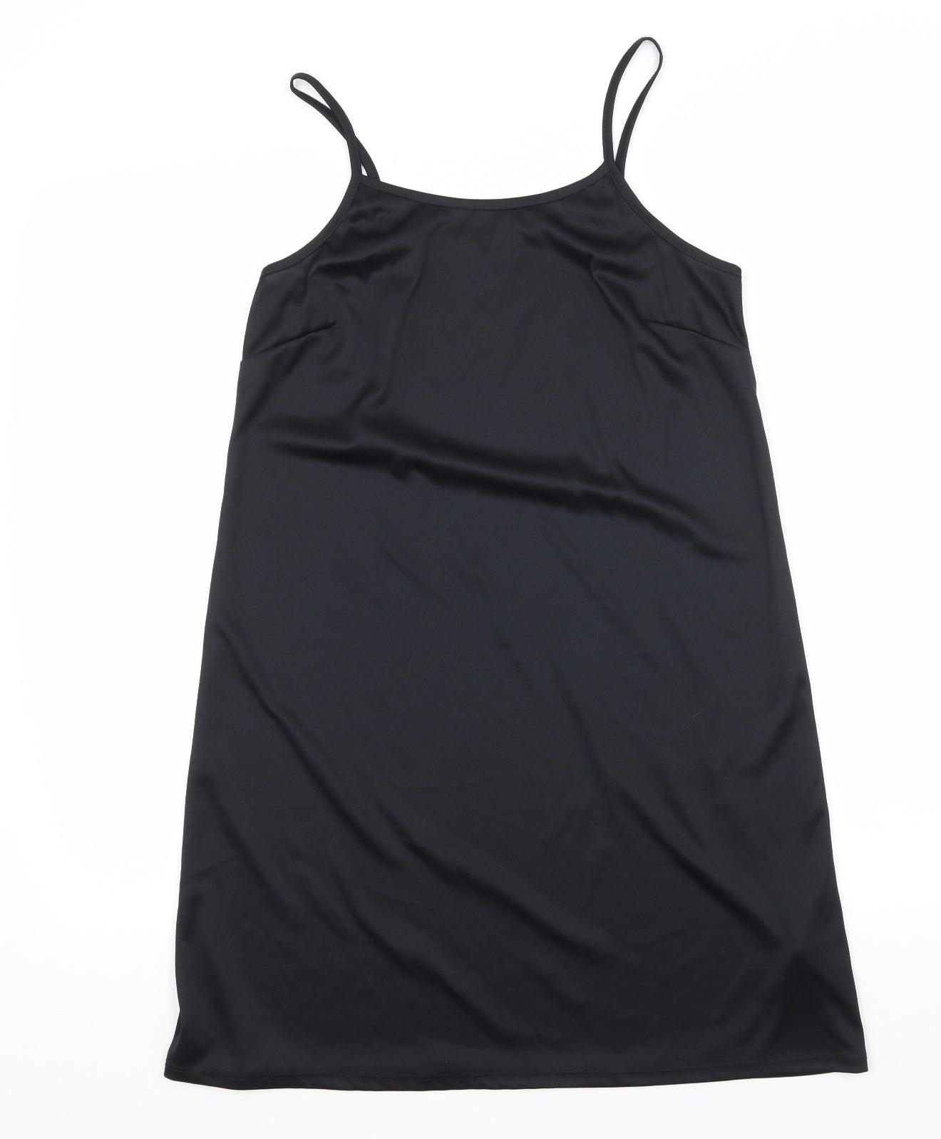 Primark Womens Black  Jersey Slip Dress  Size 10