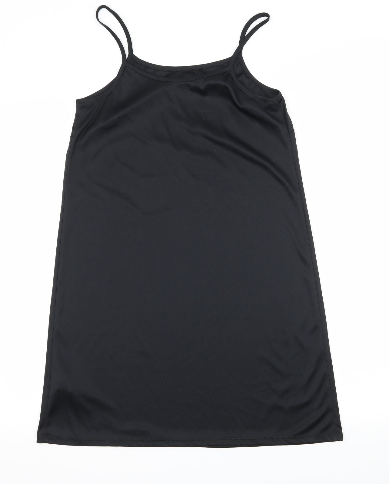 Primark Womens Black  Jersey Slip Dress  Size 10