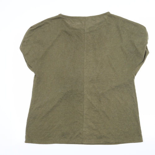 TU Womens Green  Jersey Basic T-Shirt Size 20
