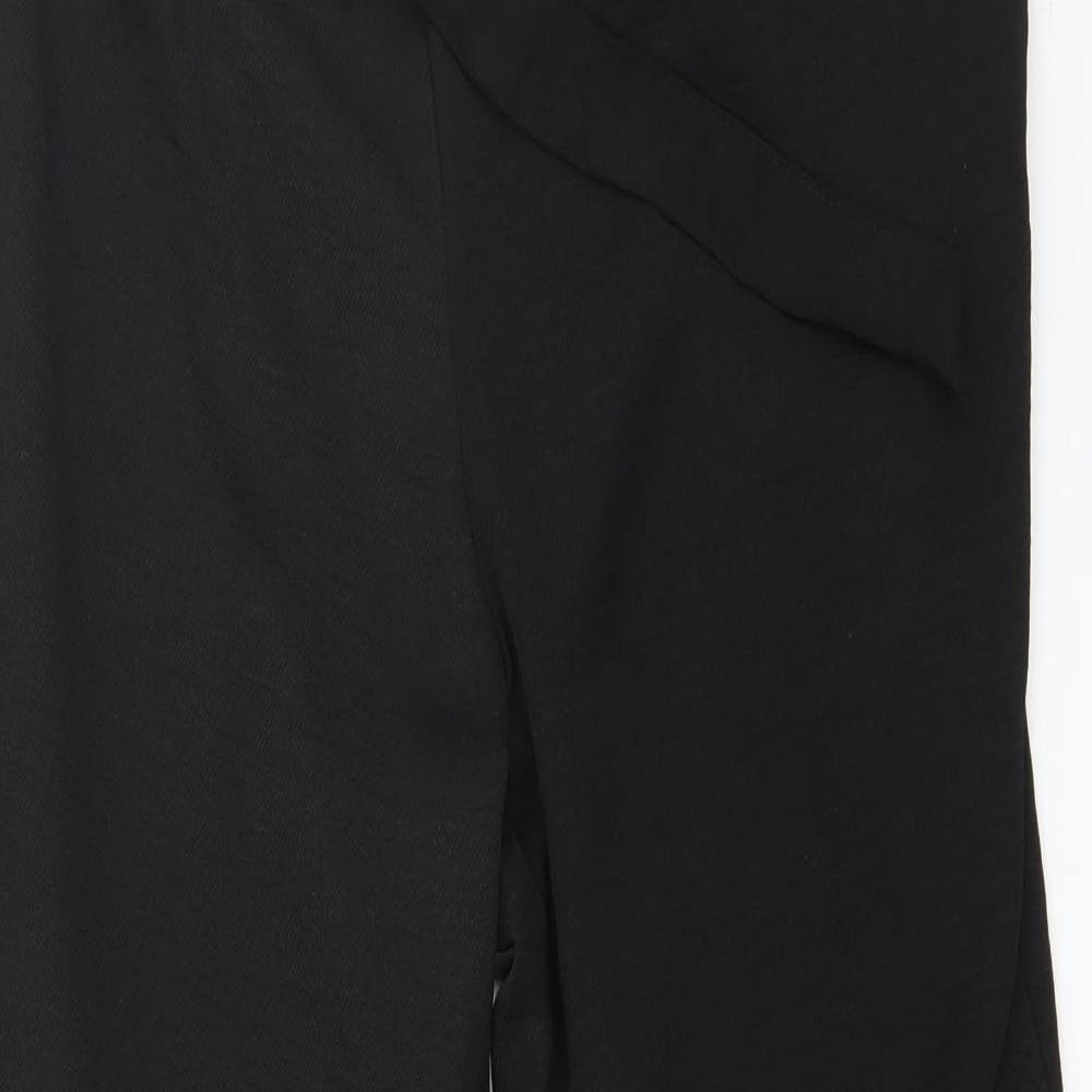 Peacocks Womens Black   Trousers  Size 14 L29 in