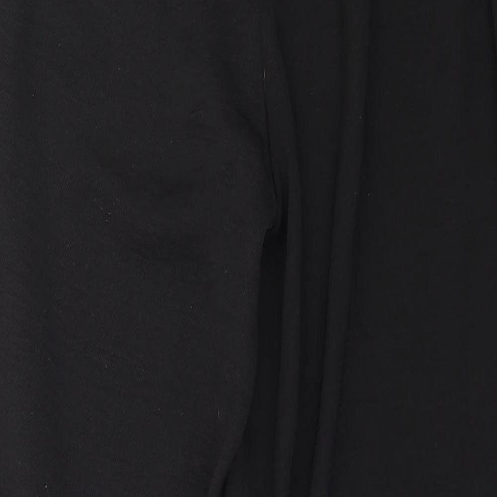 Peacocks Womens Black   Trousers  Size 14 L29 in