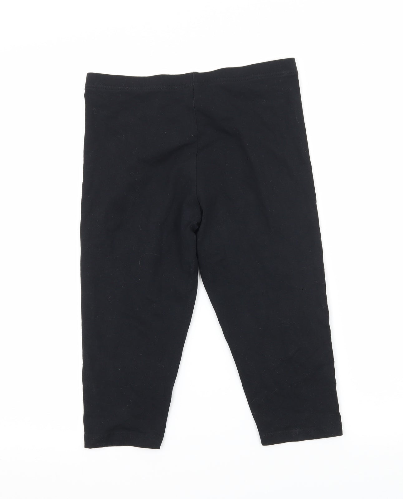 New Look Womens Black  Jersey Cropped Leggings Size 10
