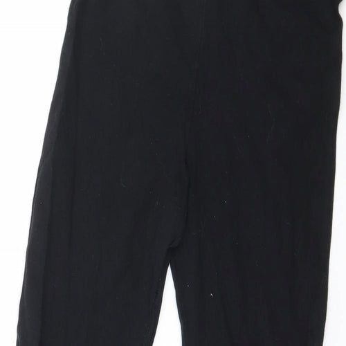 Miss Selfridge Womens Black  Jersey Capri Leggings Size 10 L20 in