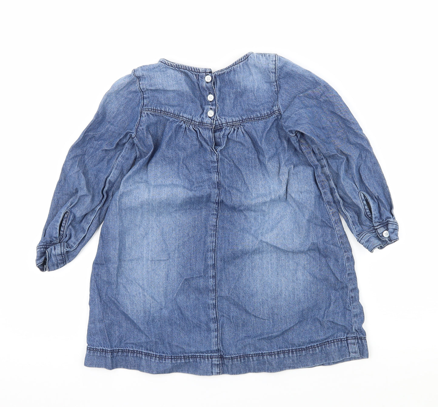 NEXT Girls Blue  Denim A-Line  Size 3-4 Years
