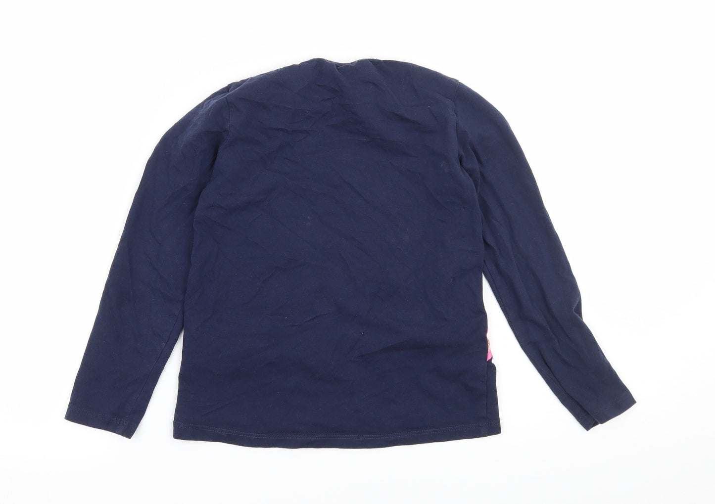 H&M Girls Blue  Jersey Basic T-Shirt Size 5-6 Years  - Unicorn