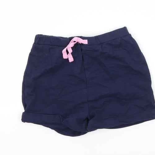 George Girls Blue Solid Jersey Cami Pyjama Pants Size 6-7 Years