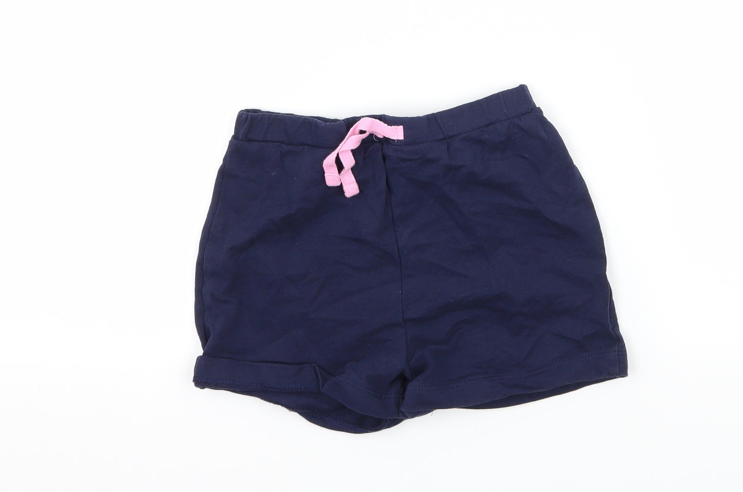 George Girls Blue Solid Jersey Cami Pyjama Pants Size 6-7 Years