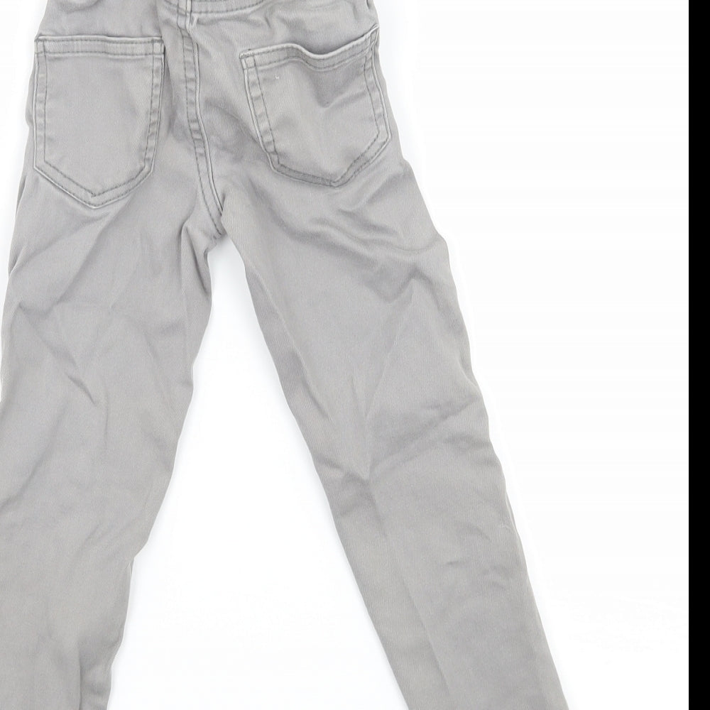 Denim & Co. Boys Grey  Denim Skinny Jeans Size 3-4 Years - Distressed