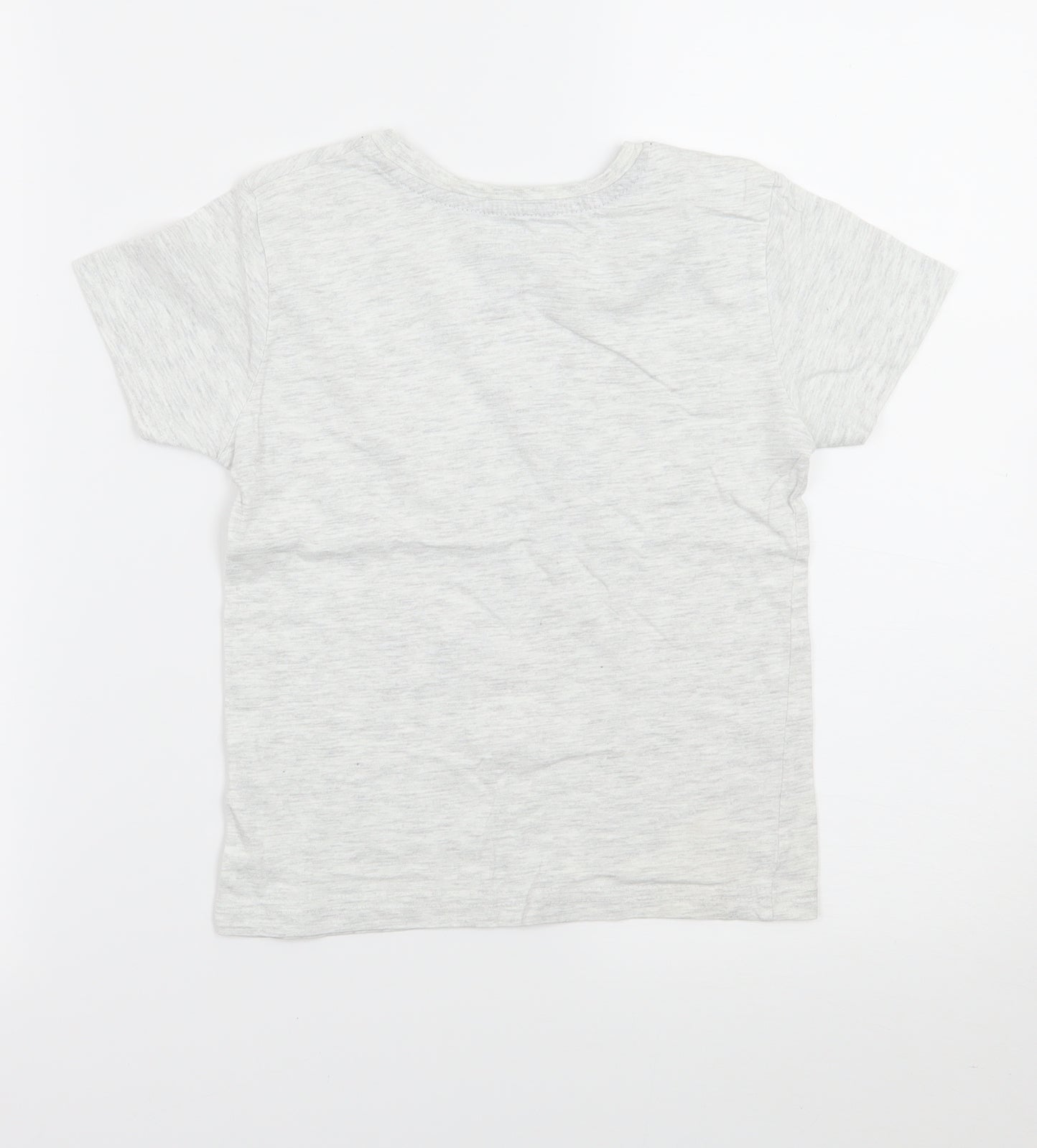 Primakr Boys Grey  Jersey Basic T-Shirt Size 5-6 Years  - T-Rex