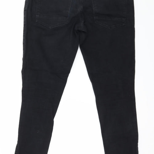 NEXT Mens Black  Denim Skinny Jeans Size 34 in L30 in