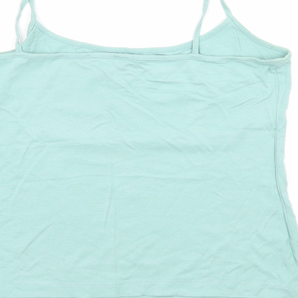 Marks and Spencer Womens Blue  Jersey Camisole Tank Size 12