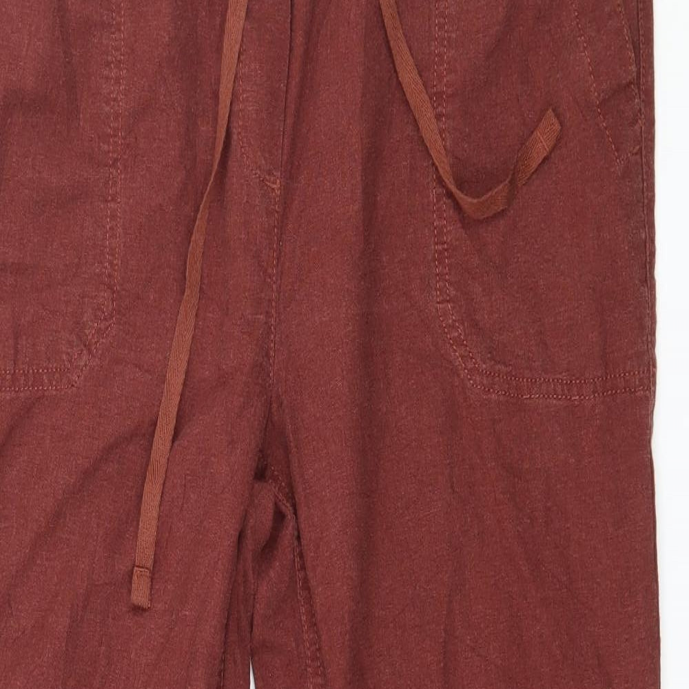 NEXT Womens Brown   Trousers  Size 12 L26 in