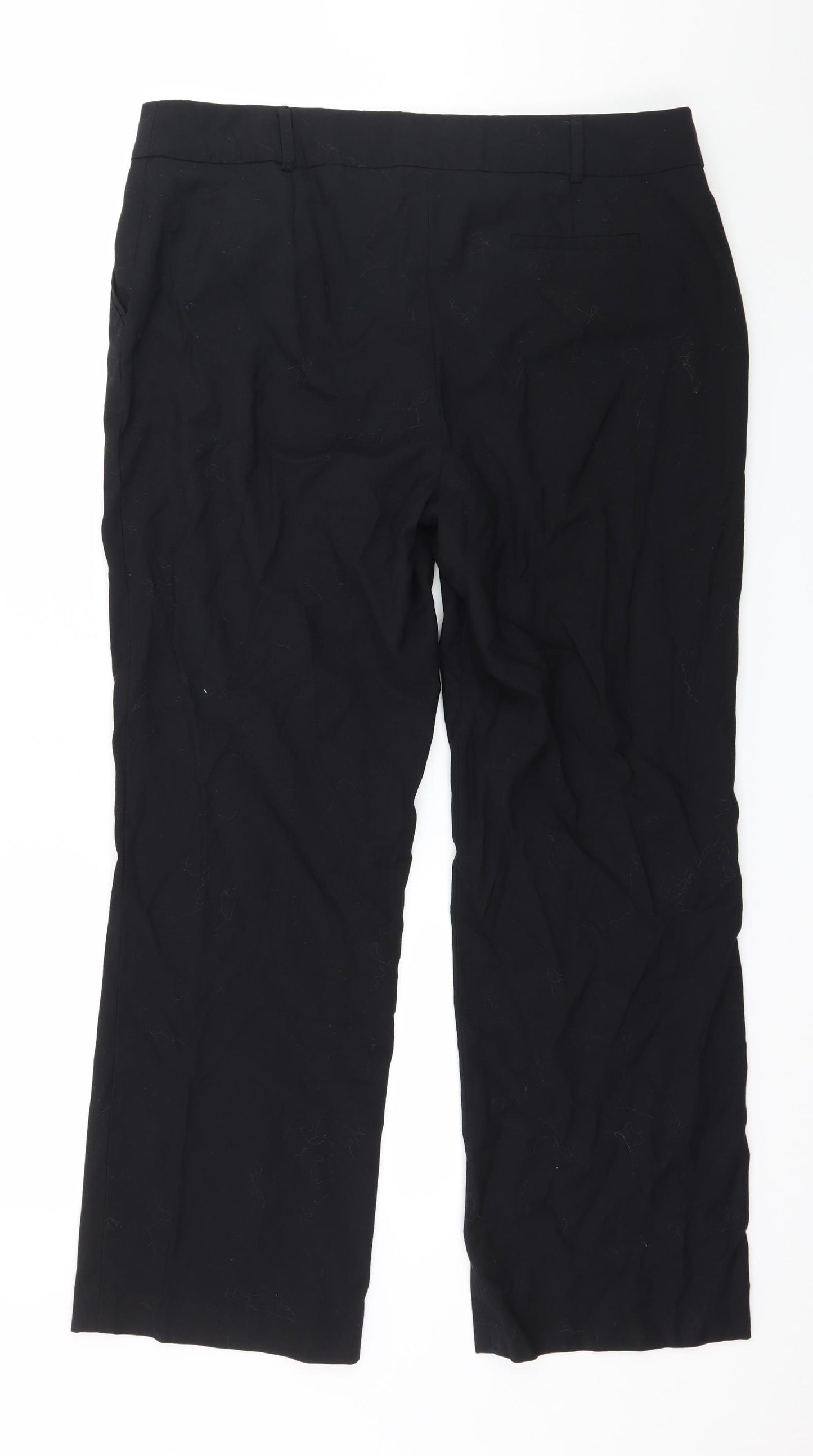 Autograph Womens Black   Trousers  Size 16 L29 in