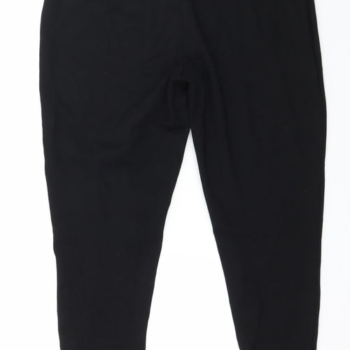 Studio Womens Black  Jersey Capri Leggings Size 16 L25 in