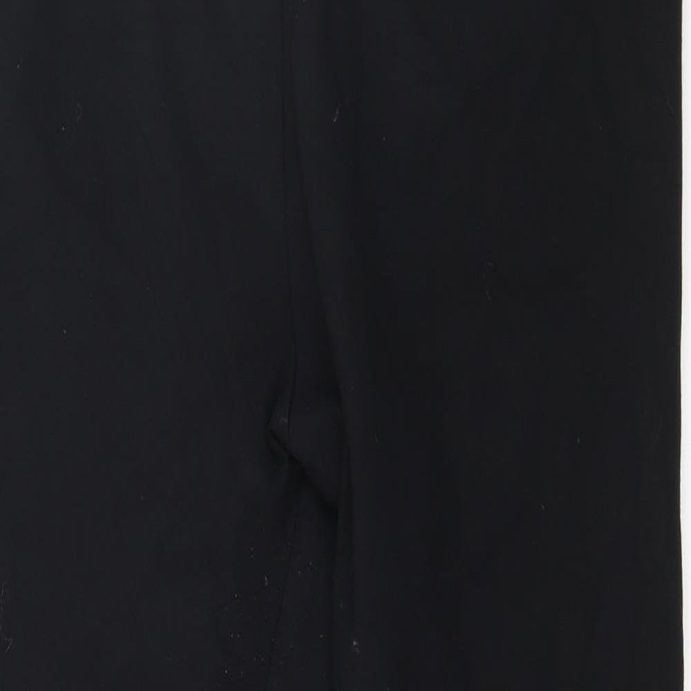 Studio Womens Black  Jersey Capri Leggings Size 16 L25 in