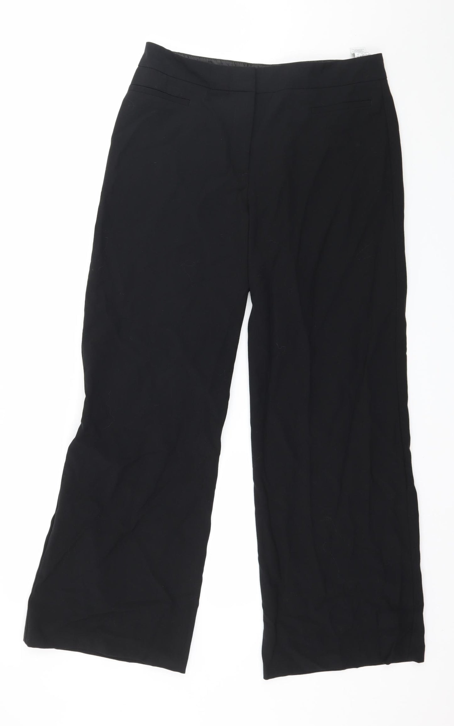 Marks and Spencer Womens Black   Trousers  Size 12 L29 in