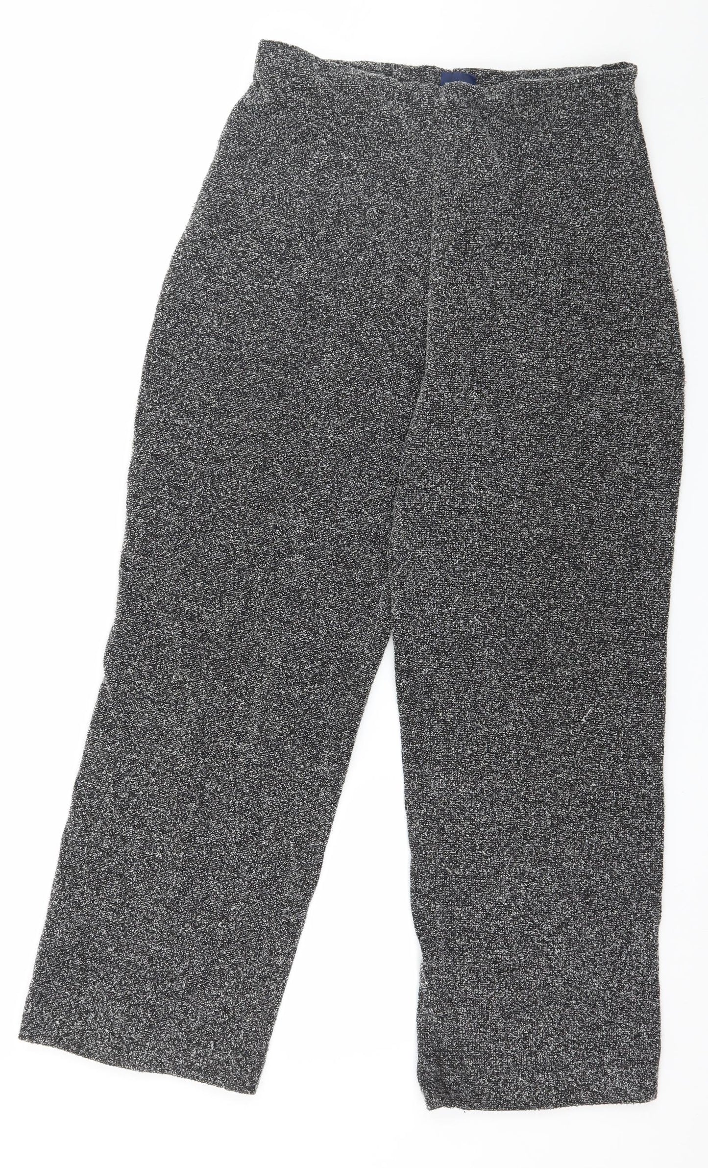 DASH Womens Grey  Jersey Trousers  Size 12 L26 in