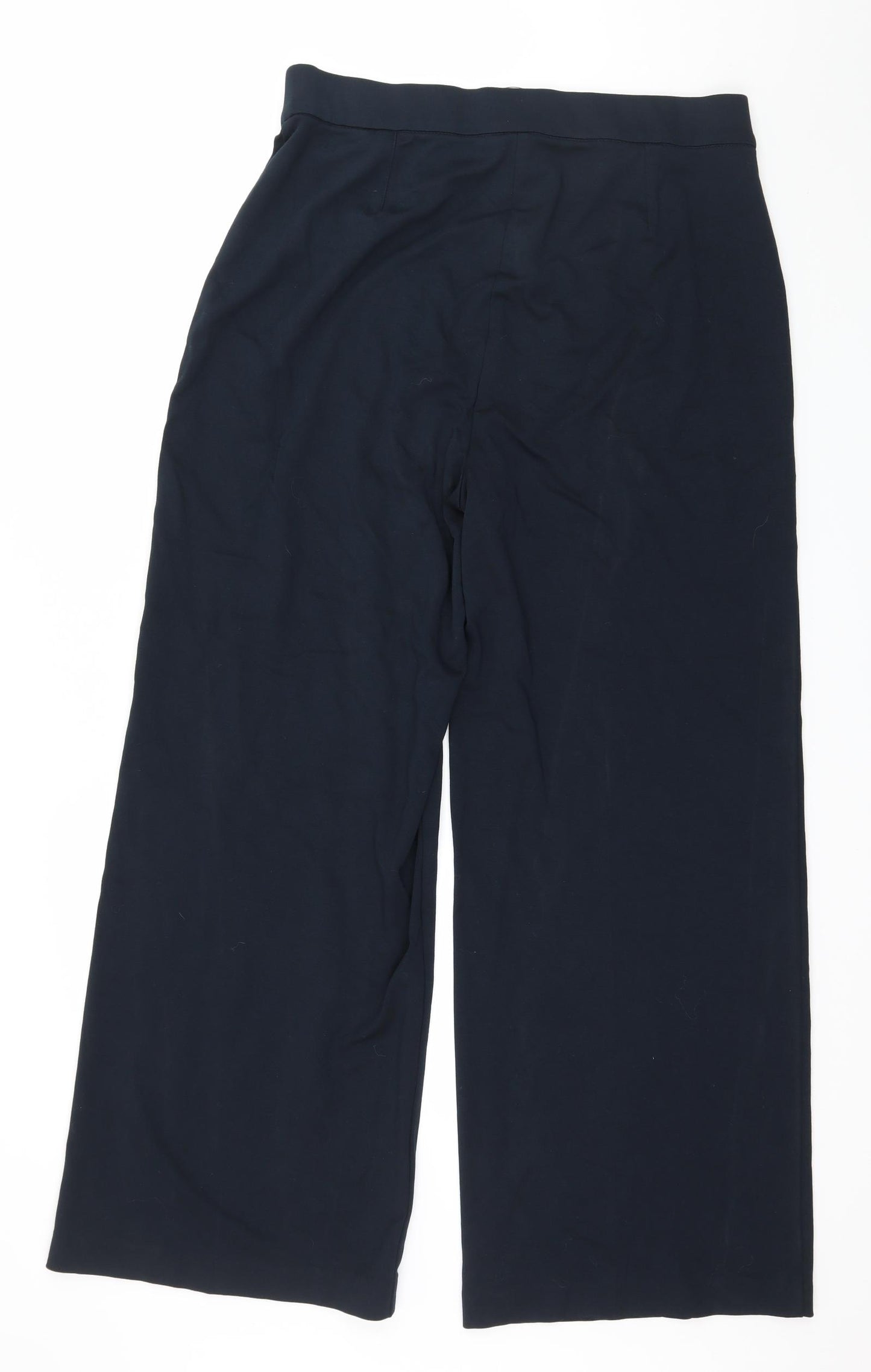 Marks and Spencer Womens Blue  Jersey Jogger Trousers Size 16 L29 in