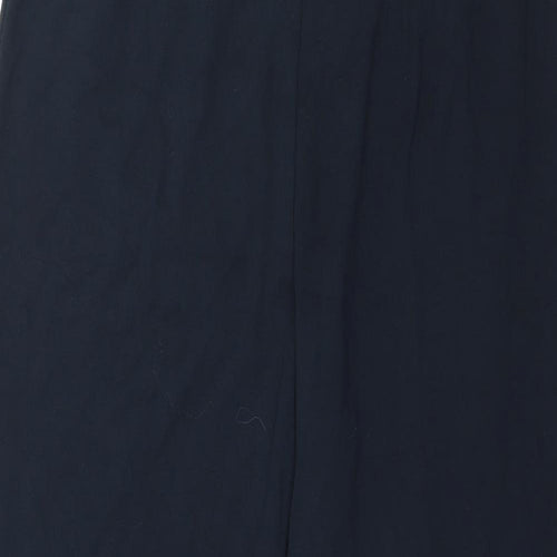 Marks and Spencer Womens Blue  Jersey Jogger Trousers Size 16 L29 in