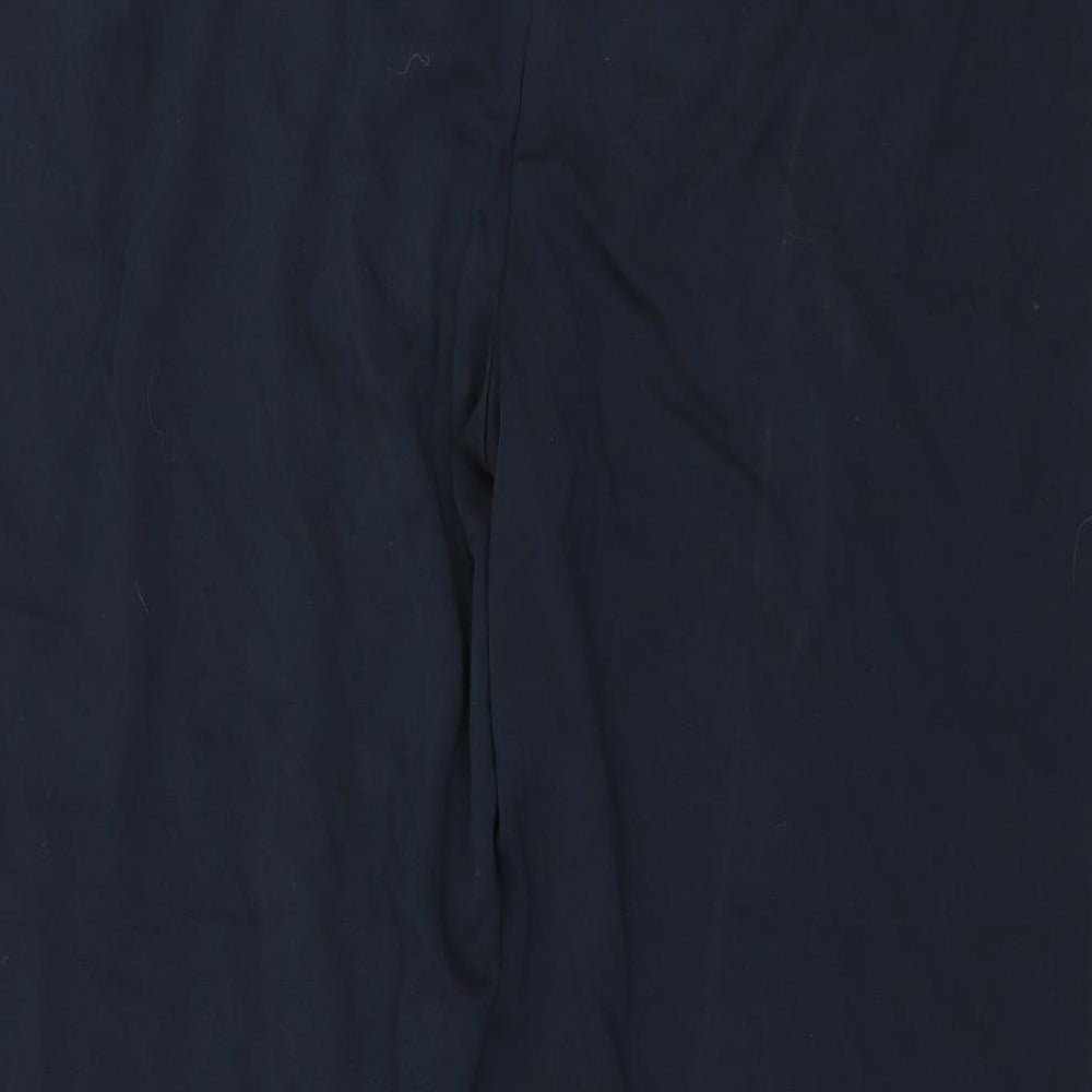Marks and Spencer Womens Blue  Jersey Jogger Trousers Size 16 L29 in