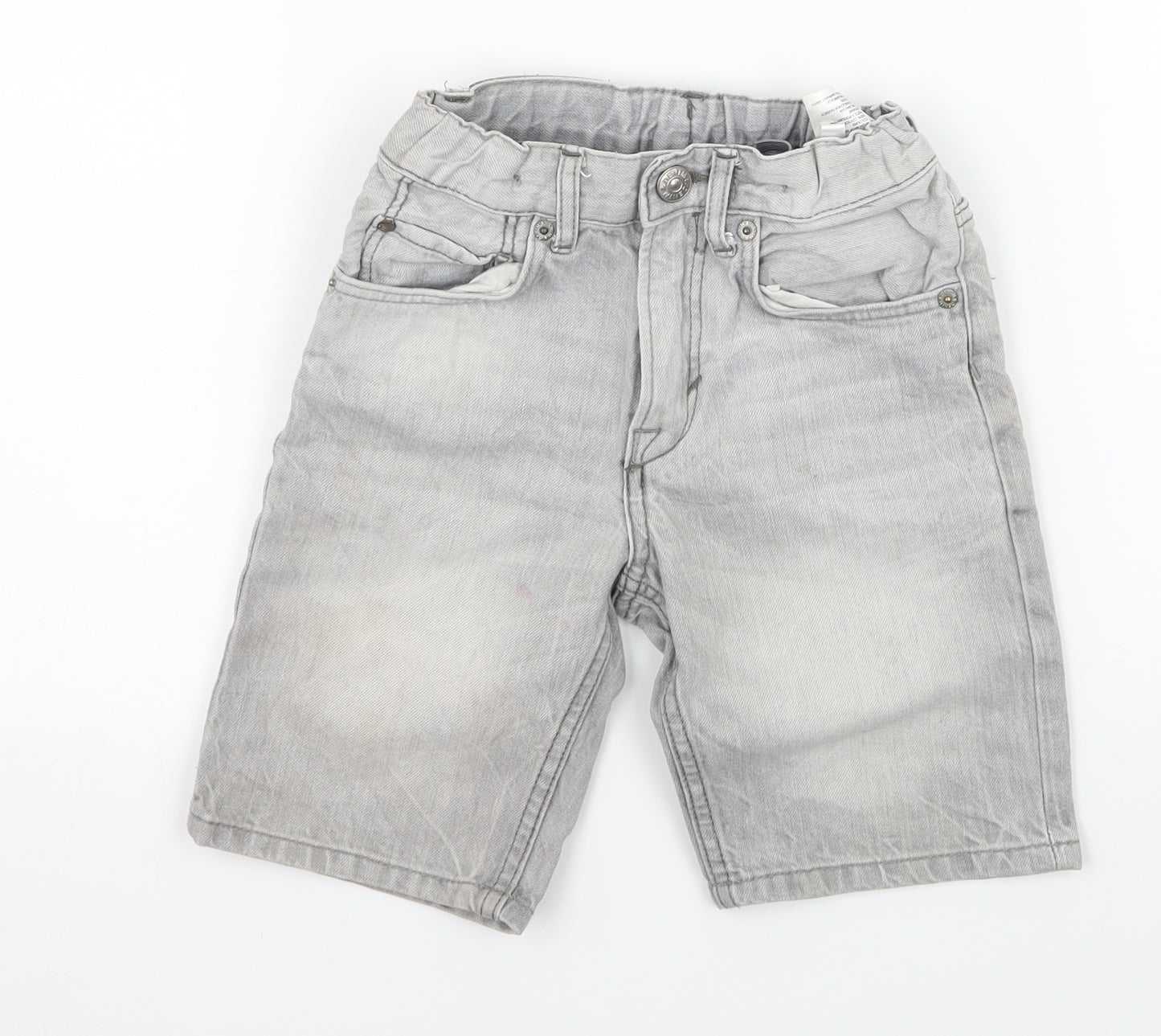 H&M Boys Grey  Denim Bermuda Shorts Size 6 Years