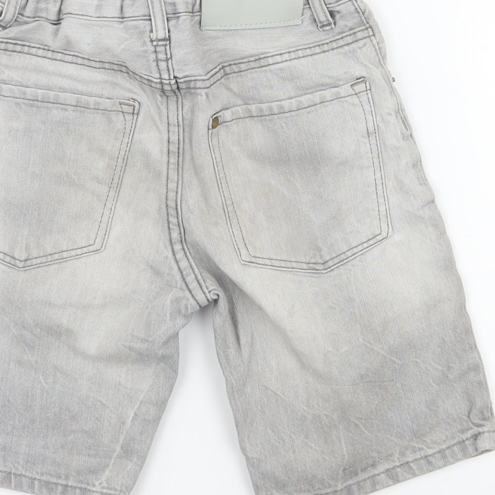 H&M Boys Grey  Denim Bermuda Shorts Size 6 Years