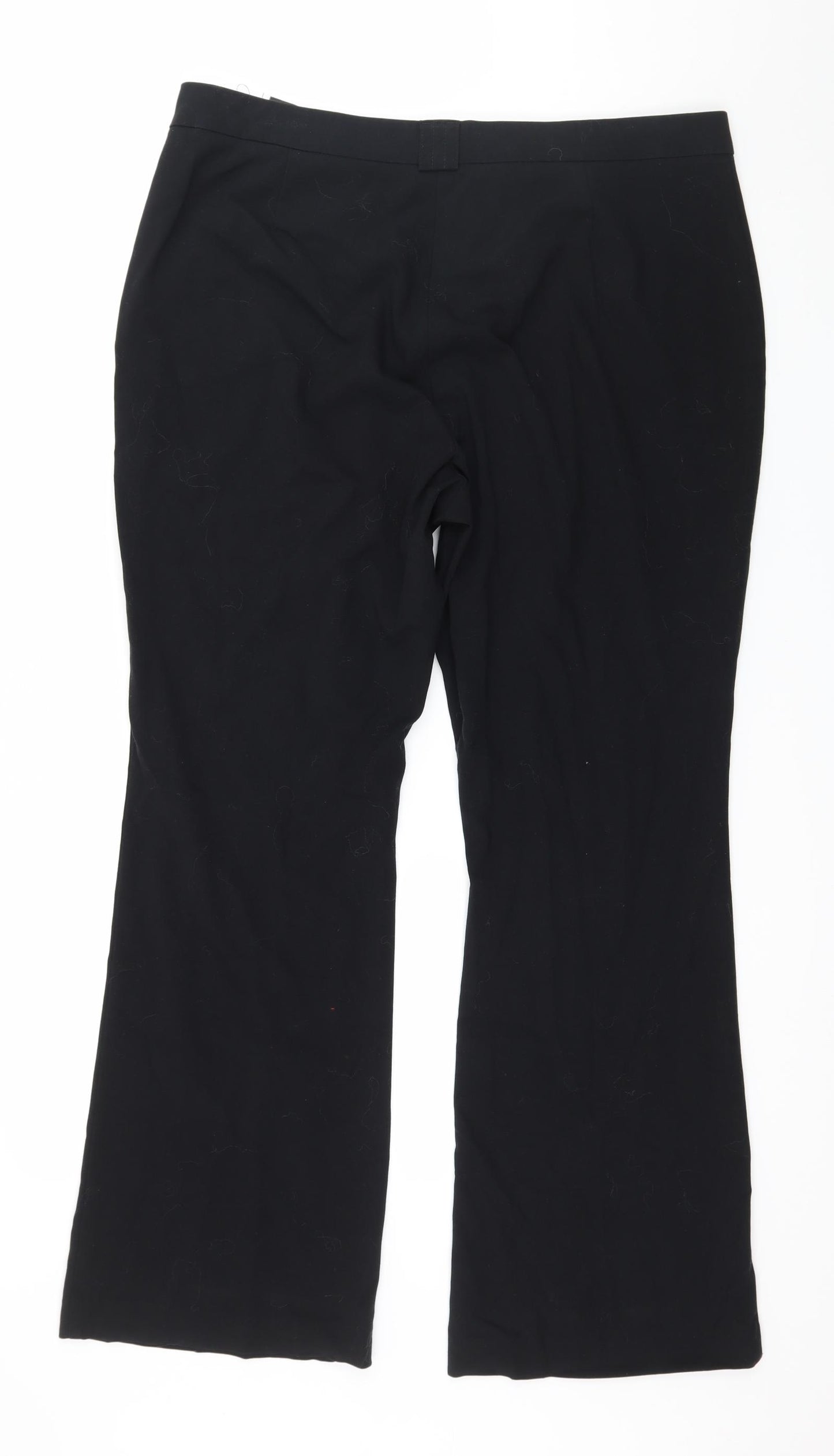 Marks and Spencer Womens Black   Trousers  Size 16 L30 in