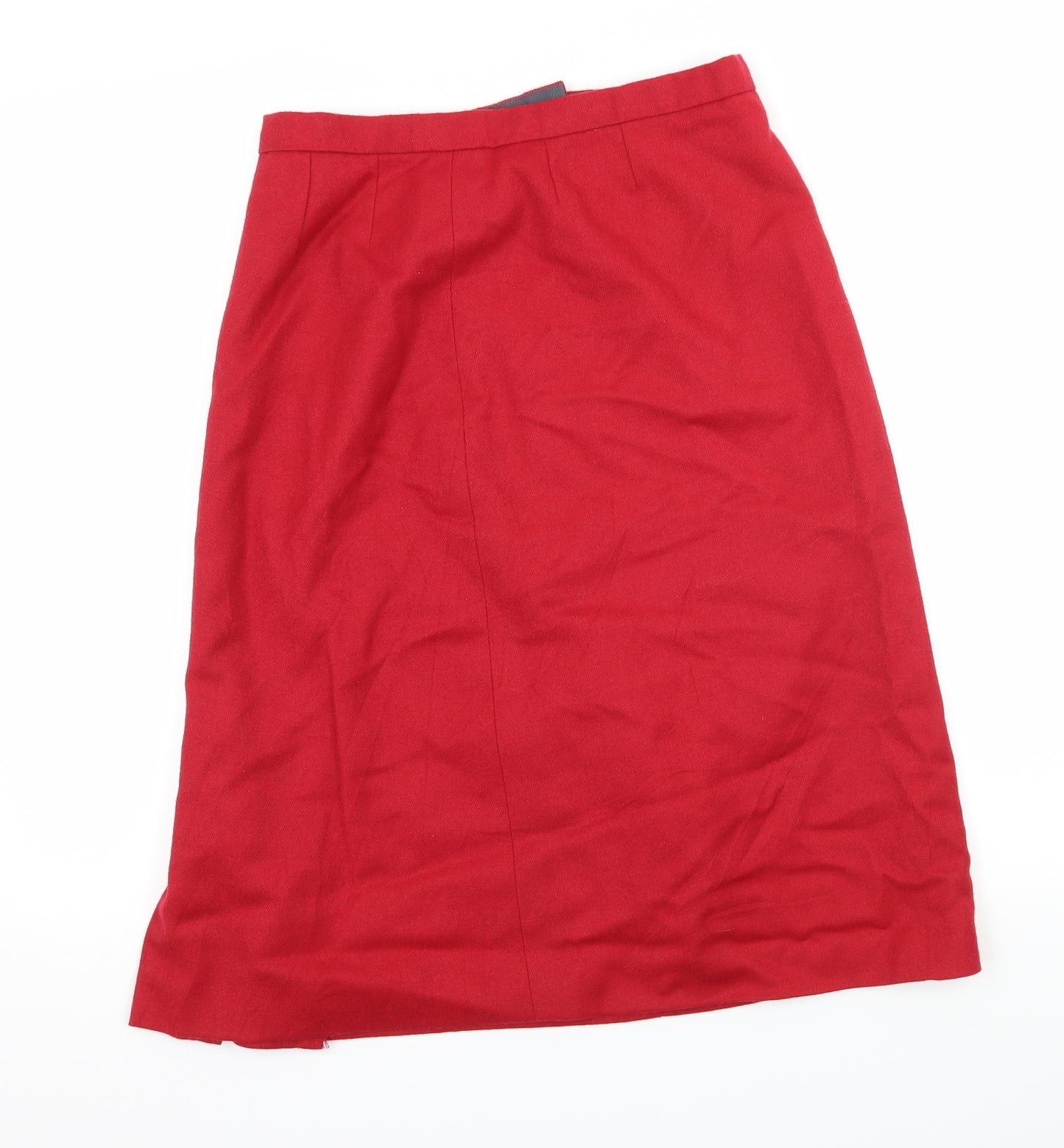 Preworn Womens Red   A-Line Skirt Size 28 in