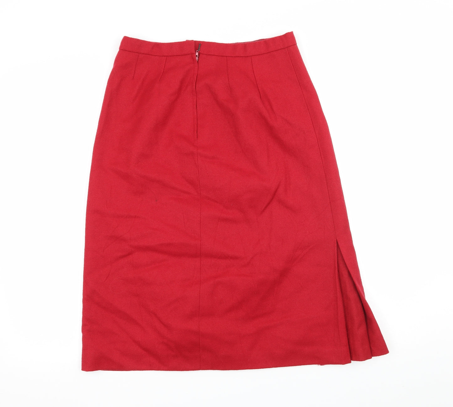 Preworn Womens Red   A-Line Skirt Size 28 in