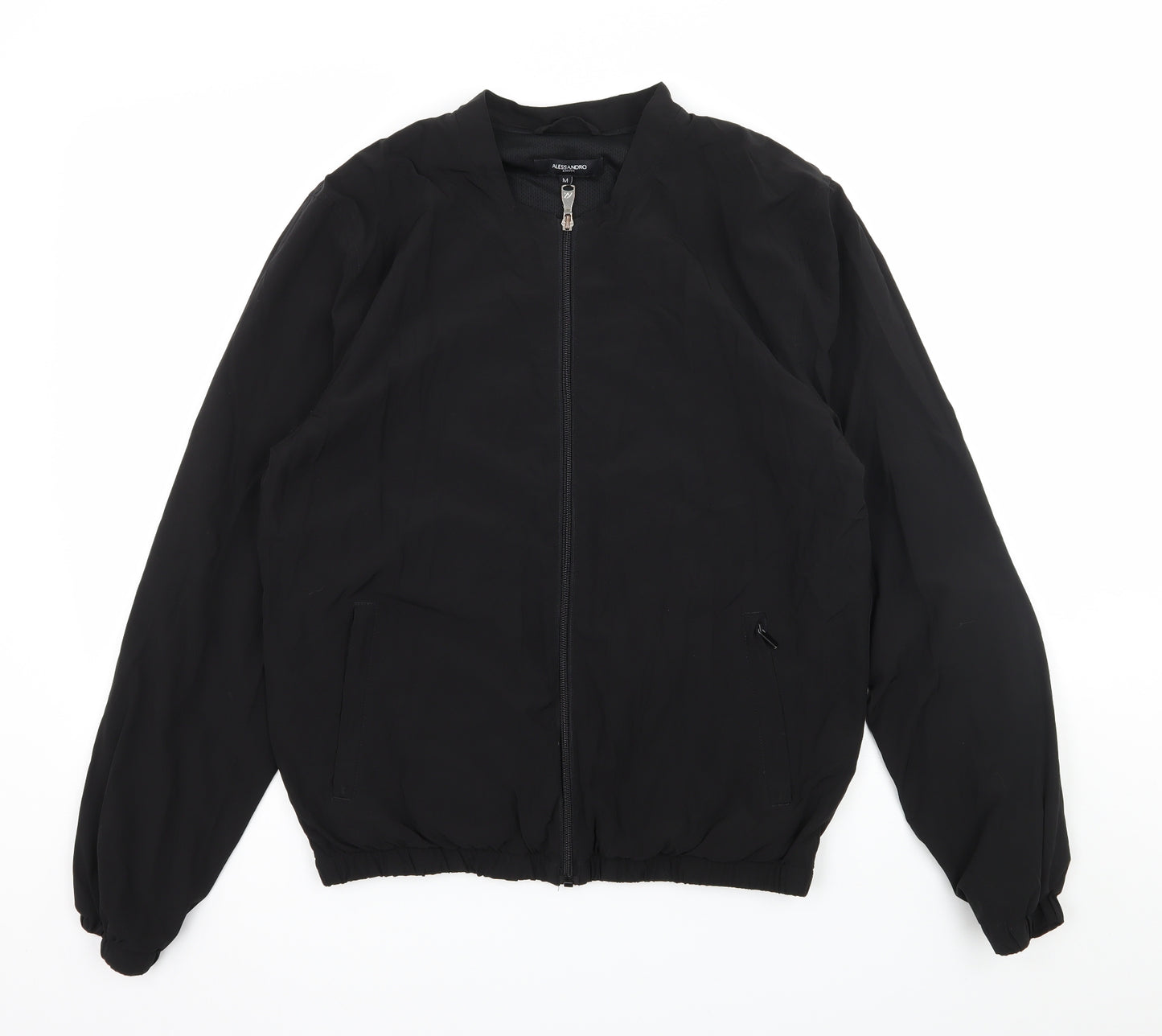 Alessandro Zavetti Mens Black   Jacket  Size M