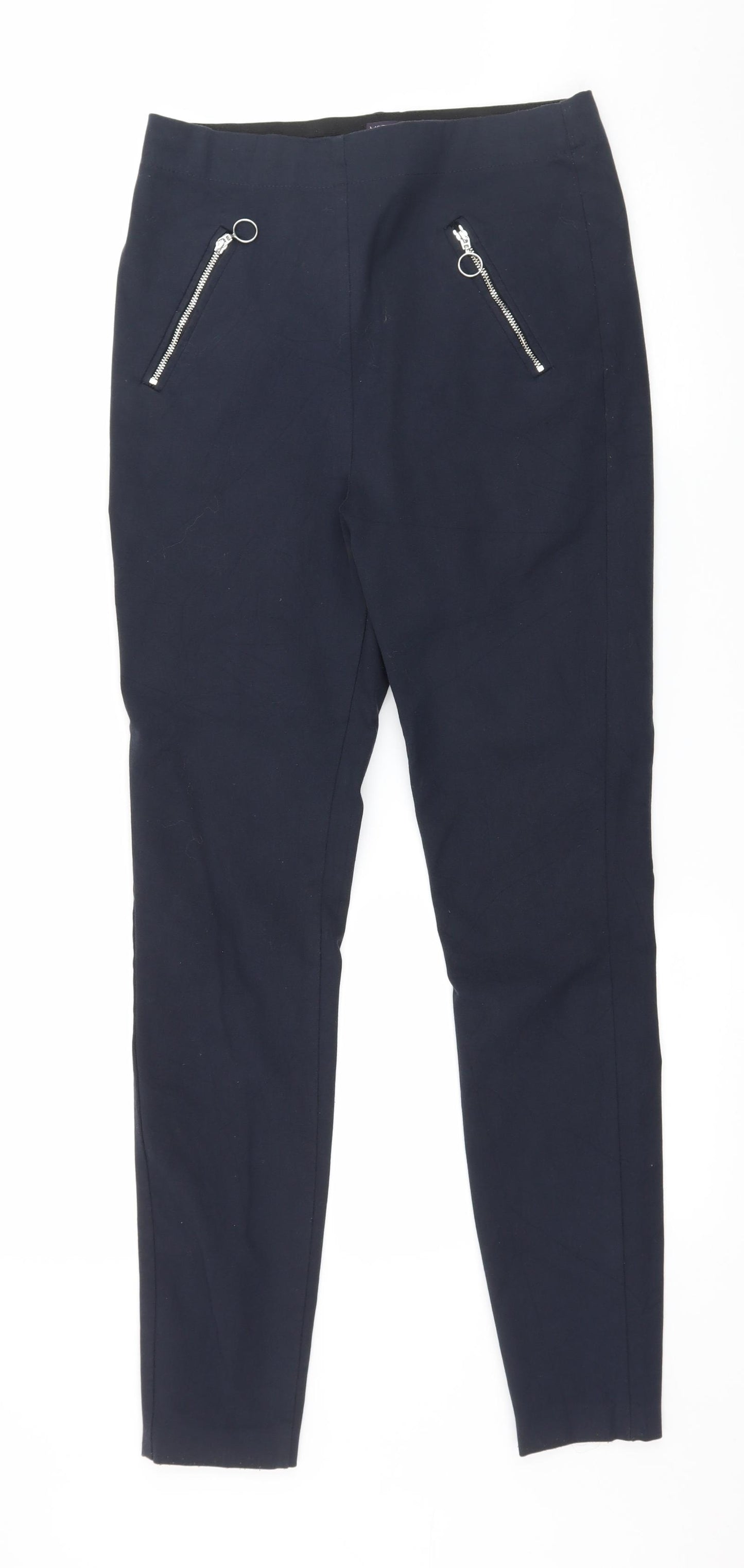 Marks and Spencer Womens Blue   Trousers  Size 10 L29 in