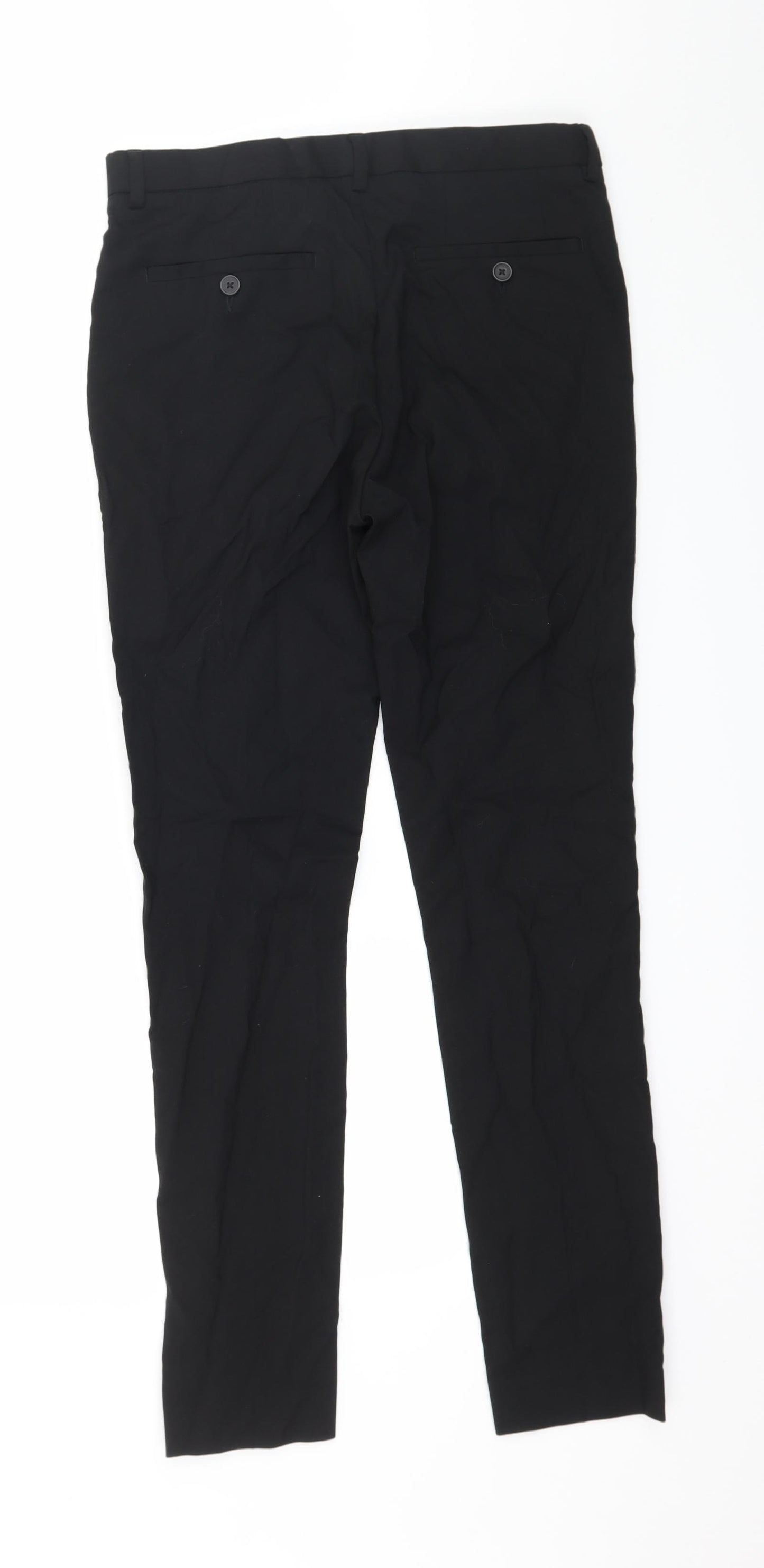 H&M Womens Black   Trousers  Size 30 in L28 in