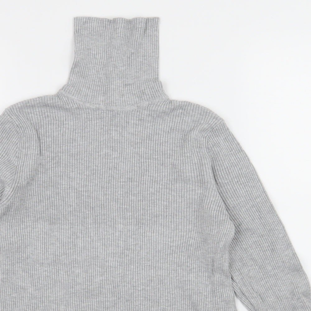 Marks and Spencer Womens Grey  Knit Pullover Jumper Size 14