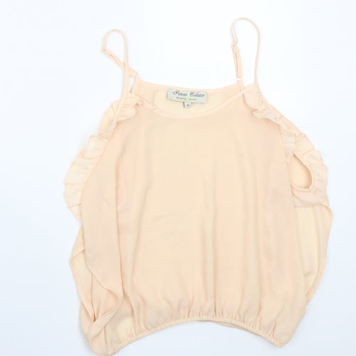 Parisian Womens Pink   Basic T-Shirt Size 10