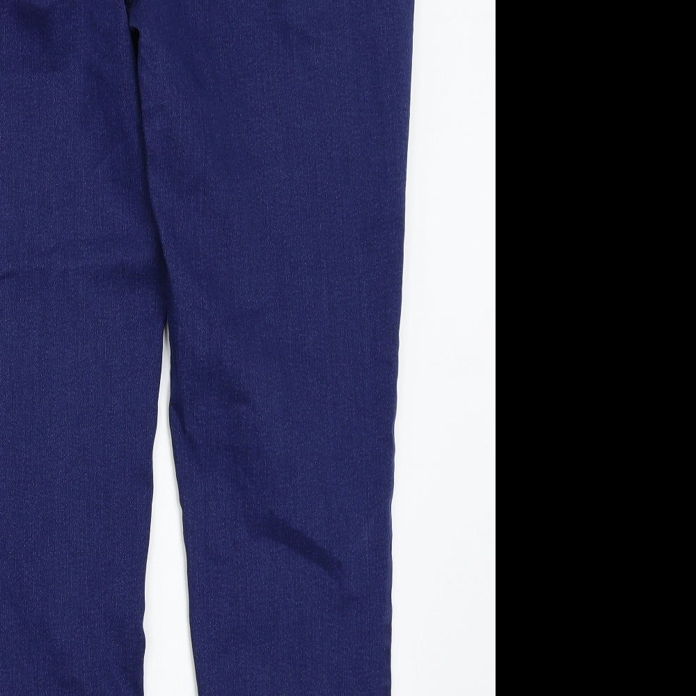 M&Co Womens Blue   Straight Jeans Size 18 L27 in