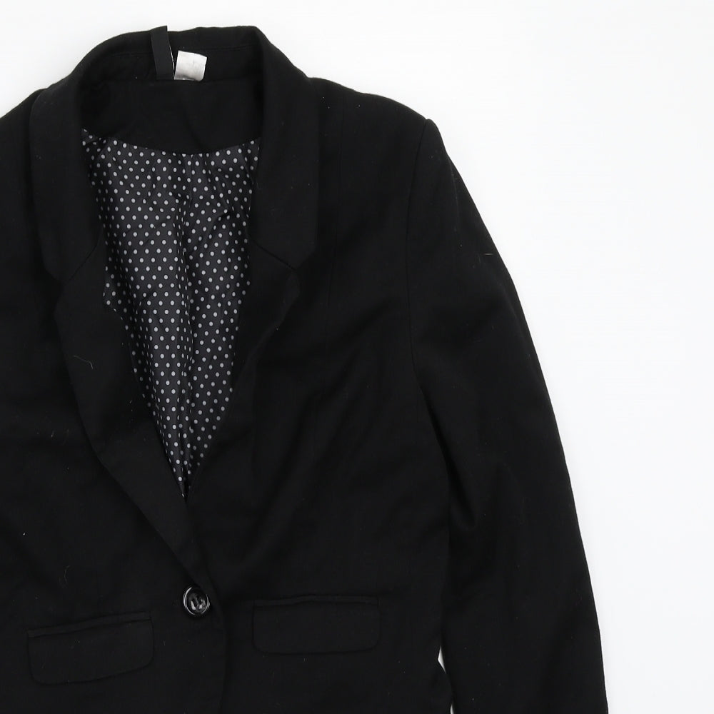 H&M Womens Black   Jacket Blazer Size 4
