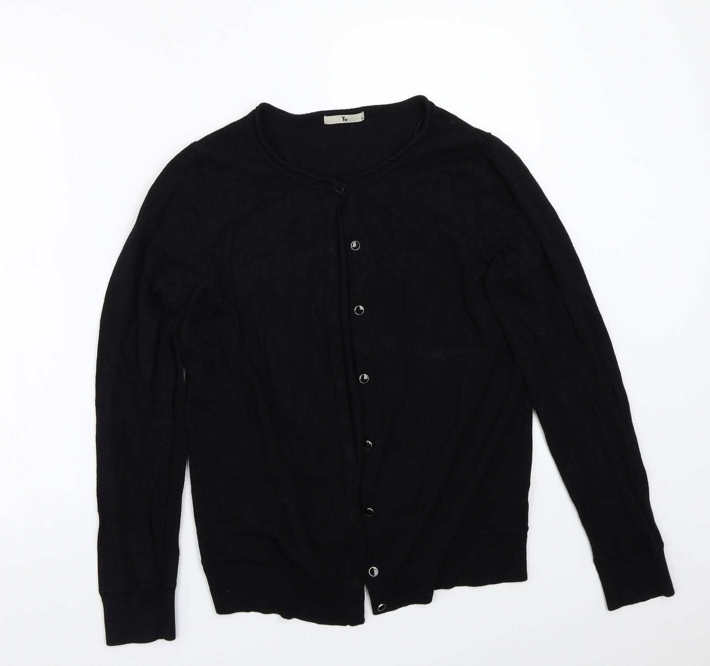 TU Womens Black   Cardigan Jumper Size 14
