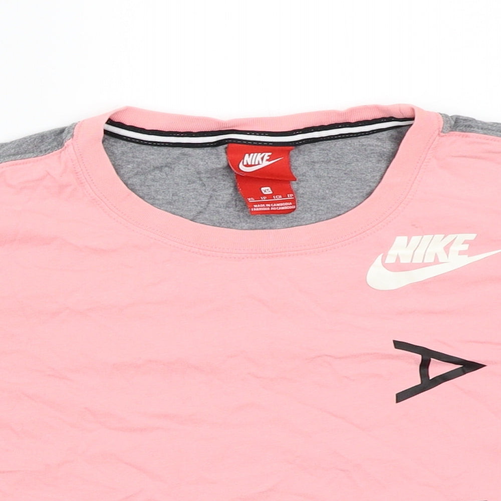 Nike Womens Pink   Basic T-Shirt Size XS