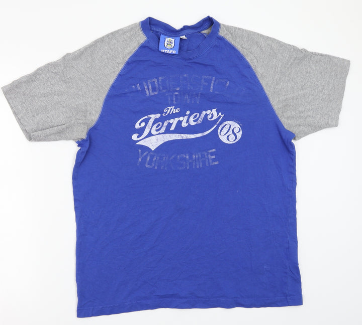 HTAFC Mens Blue T-Shirt Size M