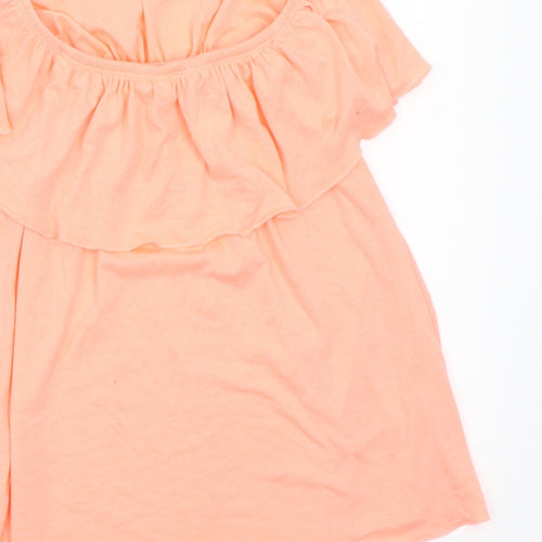 Candy Couture Womens Pink   Basic Blouse Size 12