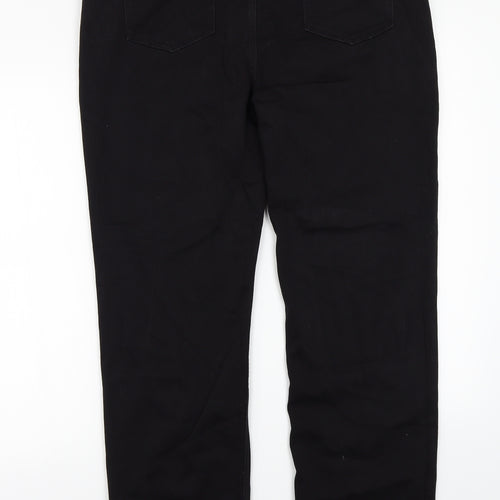Marks and Spencer Womens Black   Straight Jeans Size 18 L29 in