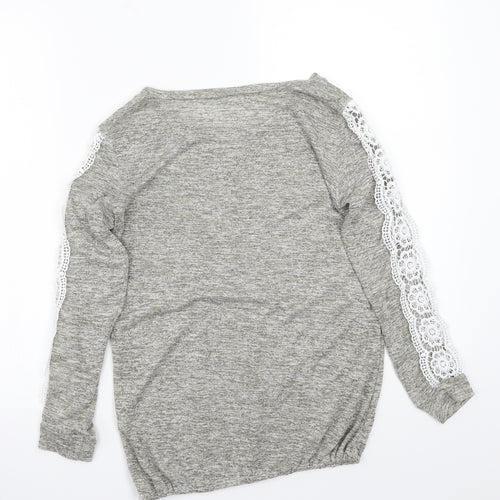 Preworn Womens Grey   Basic T-Shirt Size M