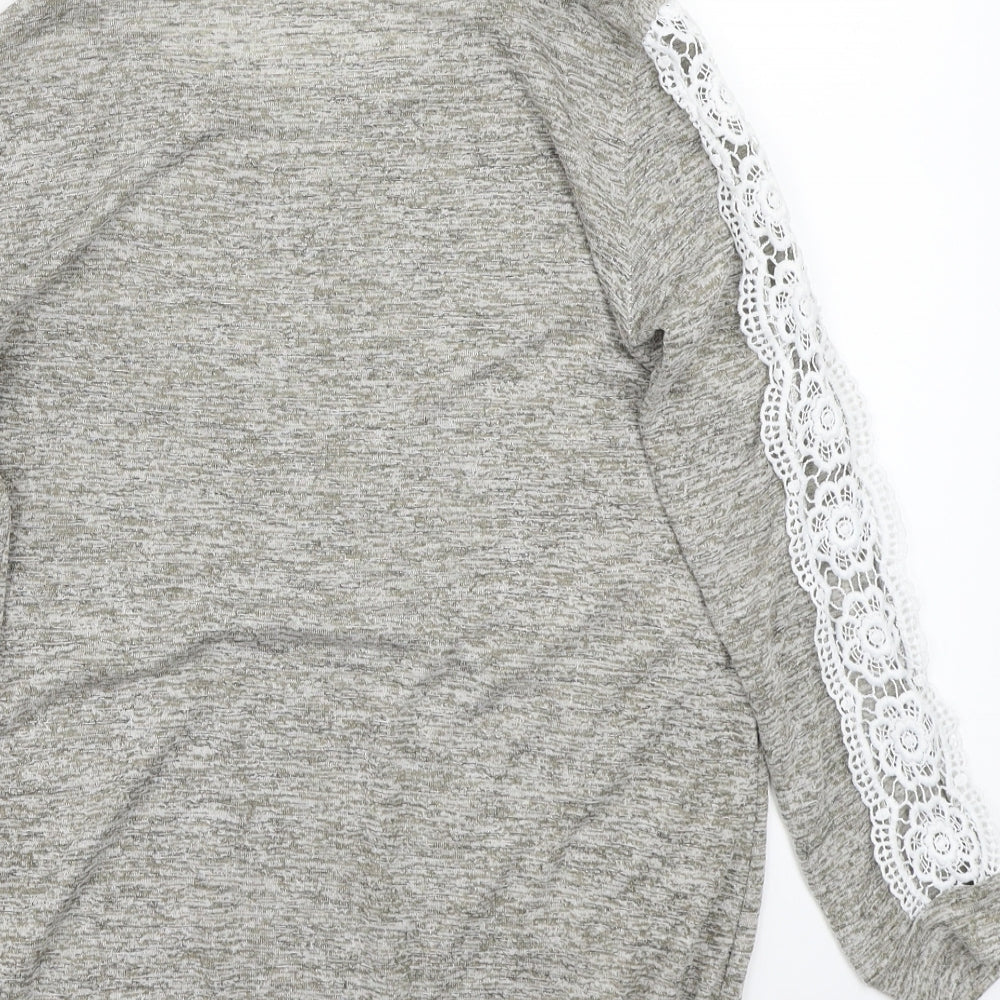 Preworn Womens Grey   Basic T-Shirt Size M